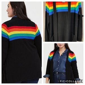 torrid rainbow cardigan